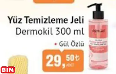 DERMOKİL YÜZ TEMİZLEME JELİ DERMOKİL YÜZ TEMİZLEME JELİ
